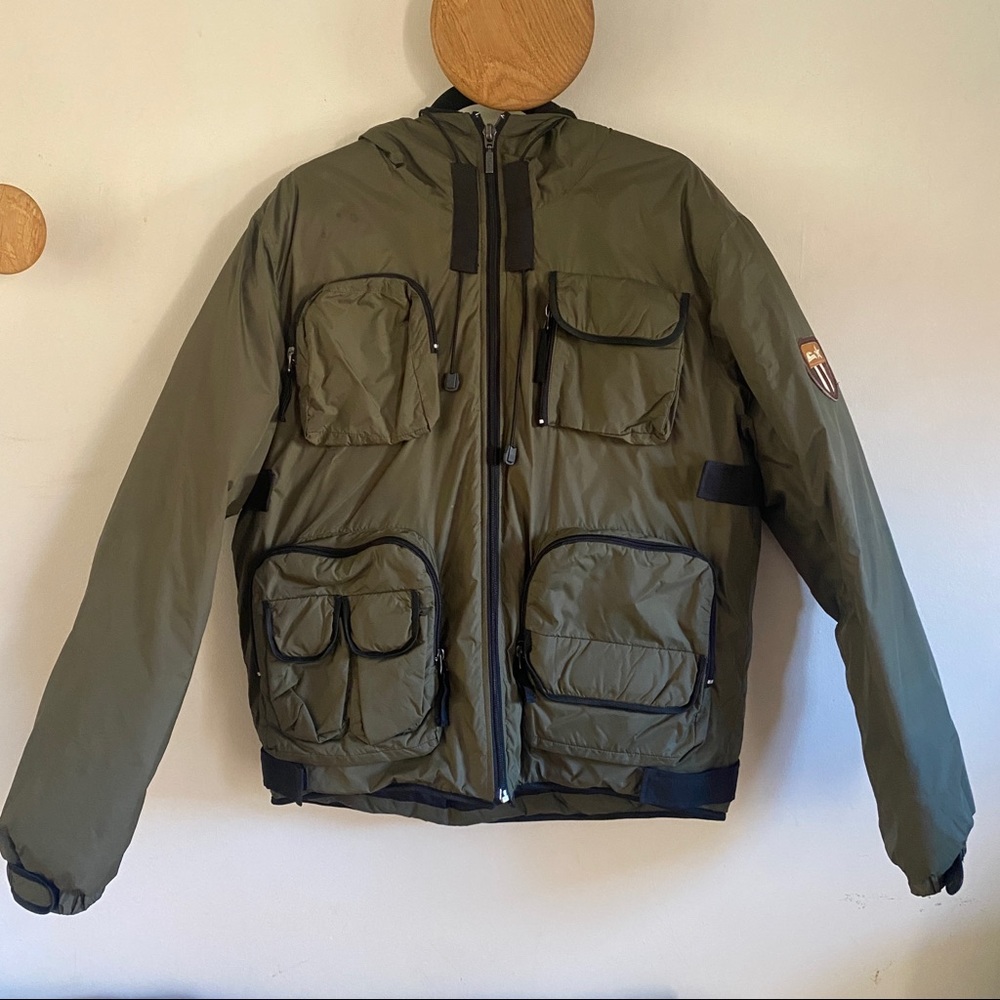 Sixty Gull Jacket Green Insulated 6 Pockets
